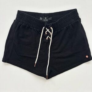 Volcom Black Women's Fleece Shorts Size S